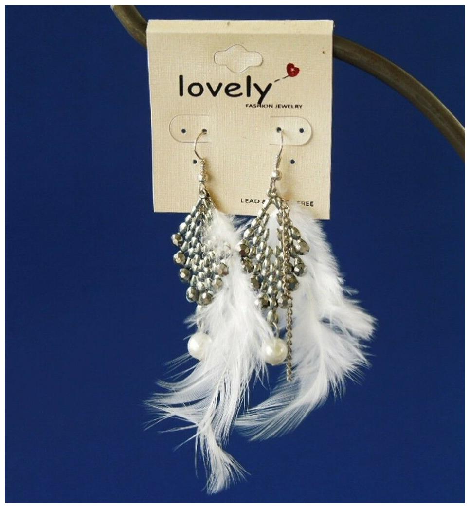 

Dangle Fashion Earrings Feather 6 Color Choices New USA Seller Free USA Shipping