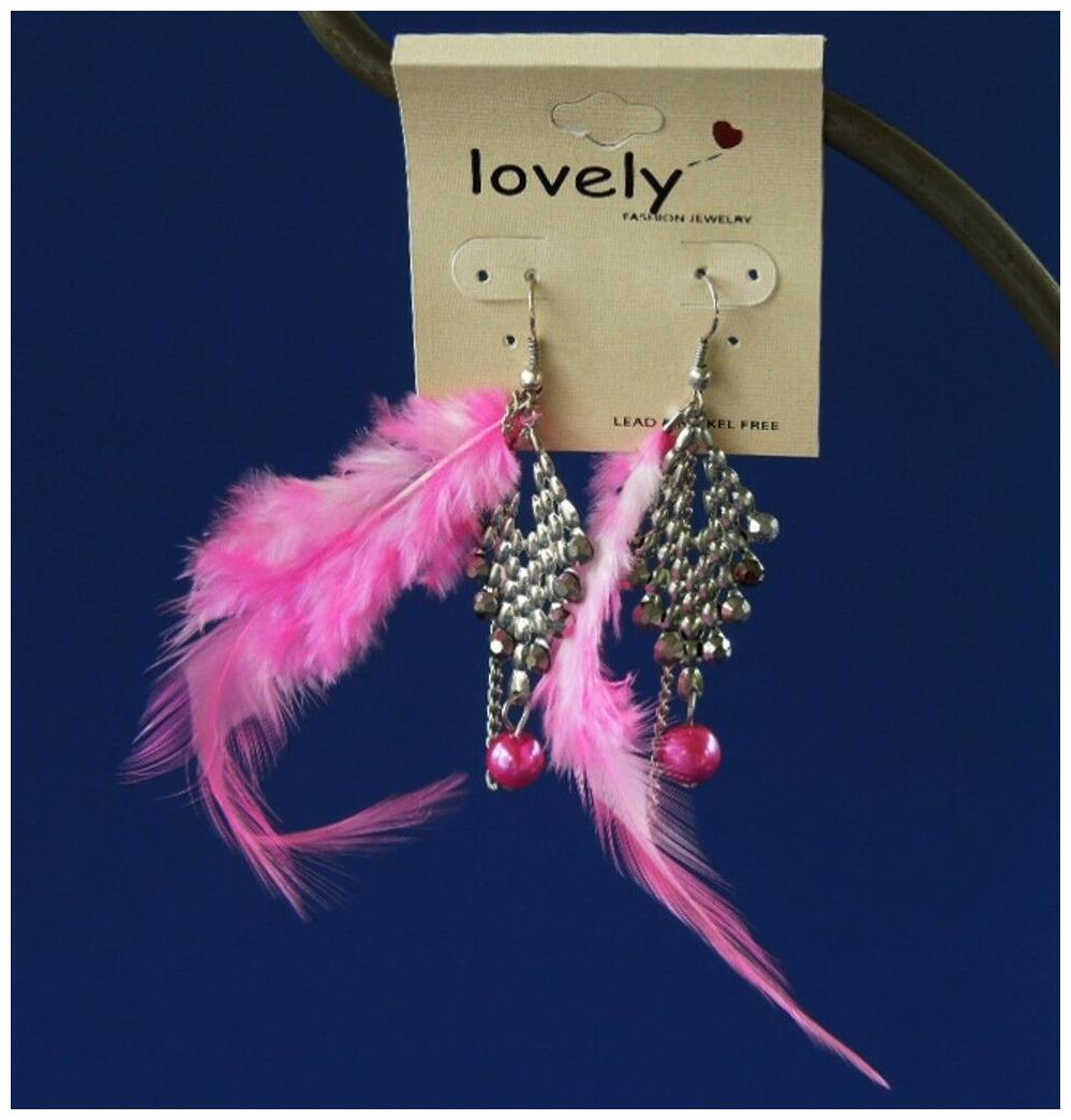 

Dangle Fashion Earrings Feather 6 Color Choices New USA Seller Free USA Shipping