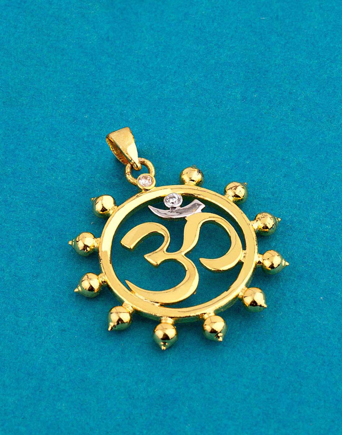 

Dare by Voylla Gold Plated Religious OM Pendant Inspired by Spiritual Saga