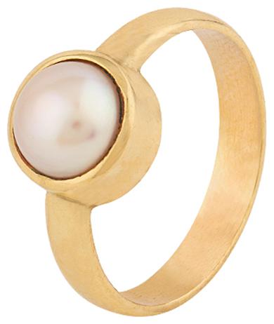 

Dare by Voylla Pearl (Moti) 5 25 Ratti Ashtadhatu Rashi Ratna Ring with original Lab Test Certificate
