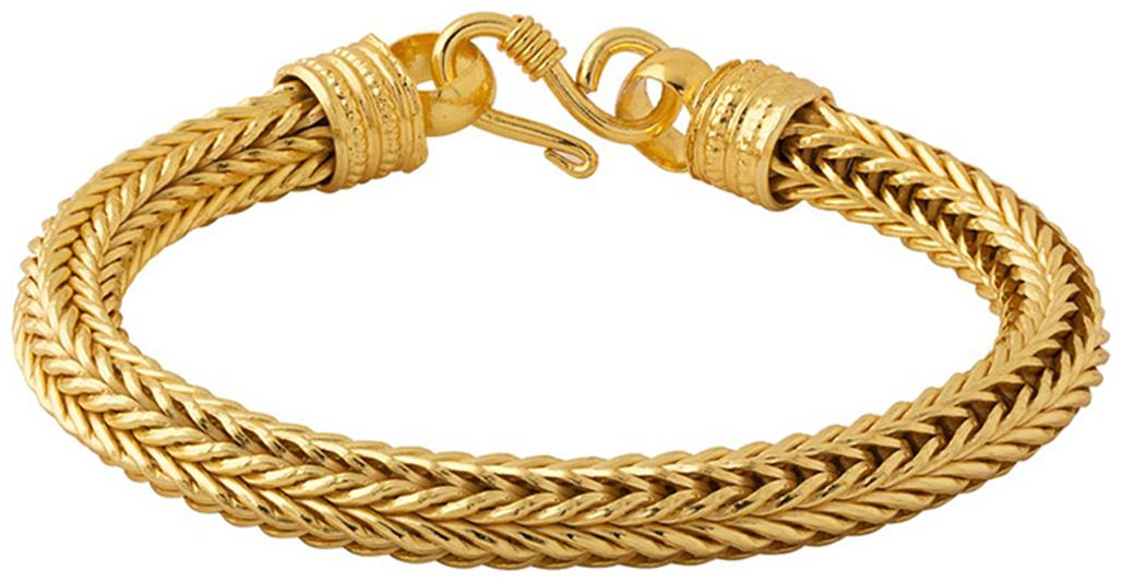 

Dare By Voylla Men s Bracelet In Gold Plating