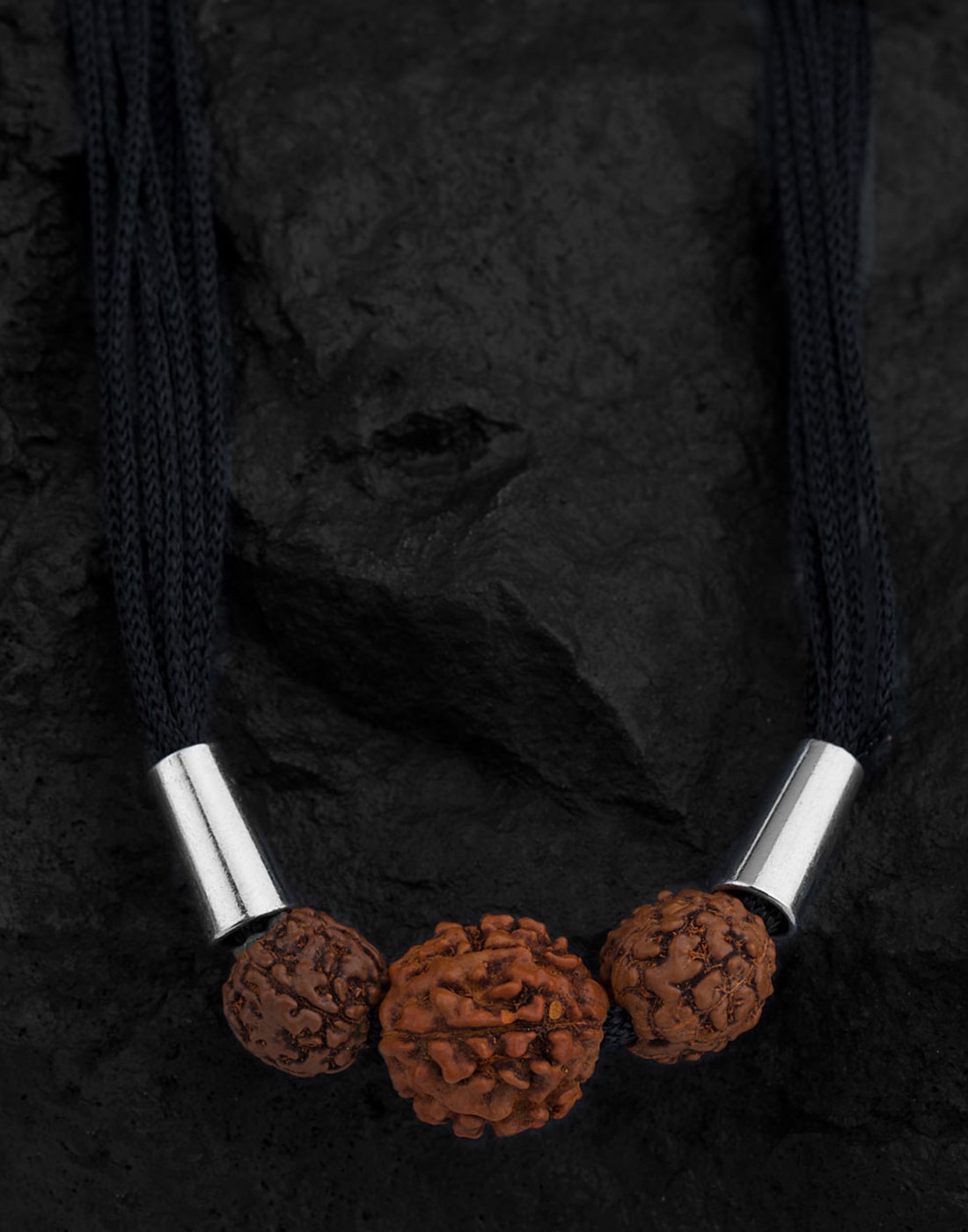 

Dare by Voylla Mahadev Rudraksha Beaded Thread-Chain