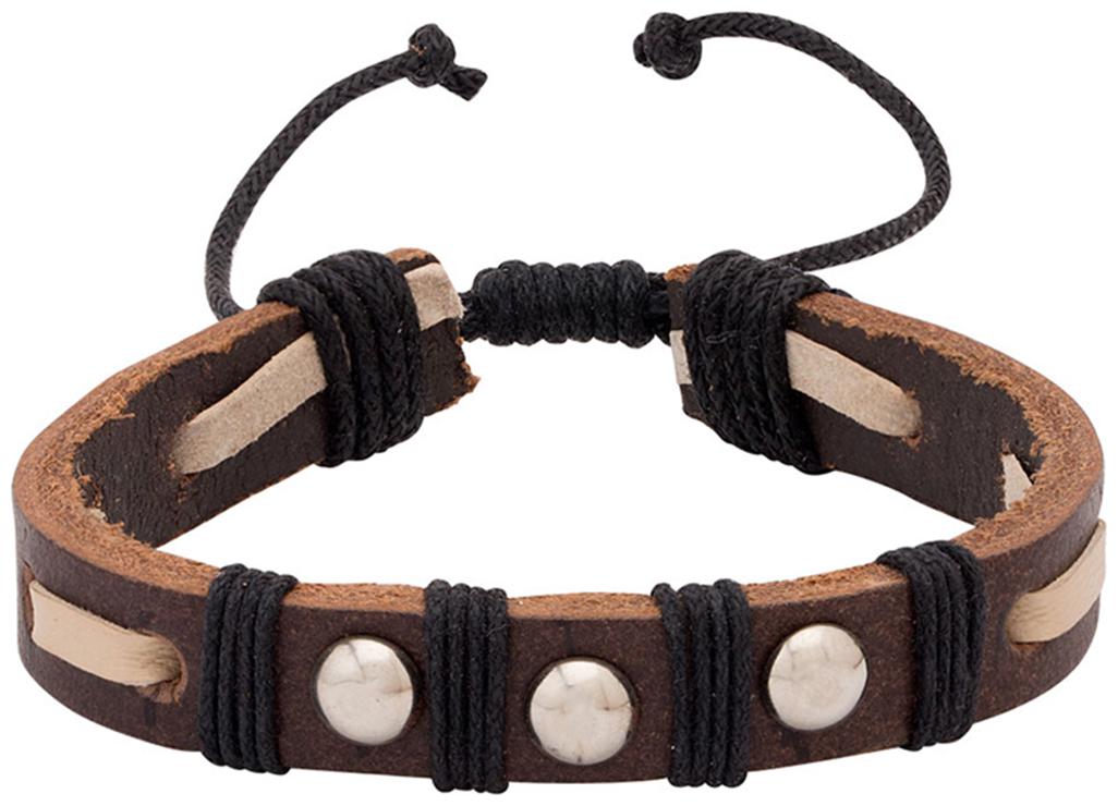 

Dare By Voylla Brown Bohemian Leather Bracelet from Cool Stacked For Men