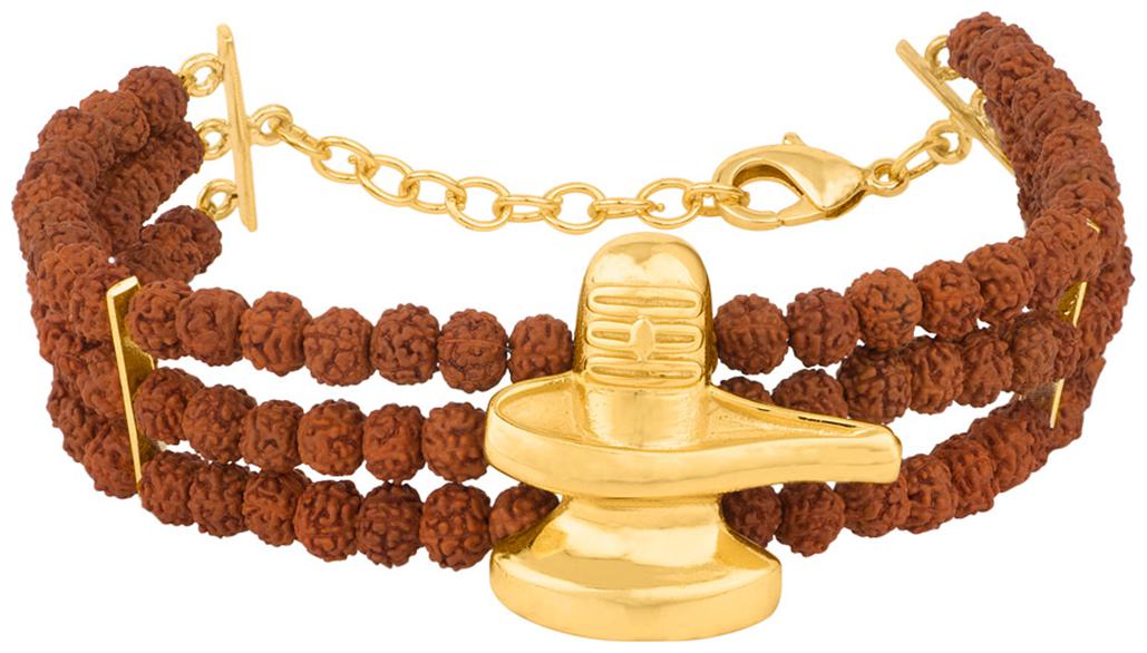 

Dare By Voylla Bold Beautiful Mahadev Shivling Charm Bracelet For Men