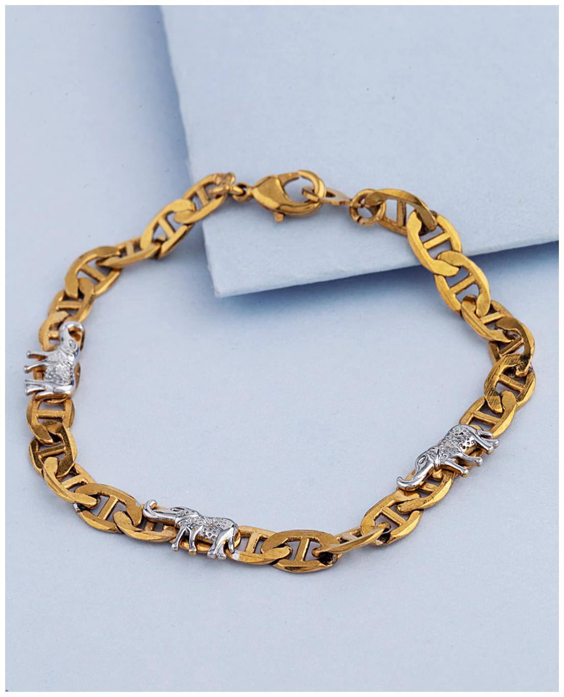 

Dare by Voylla Royal Links Men s Rolo Link Bracelet