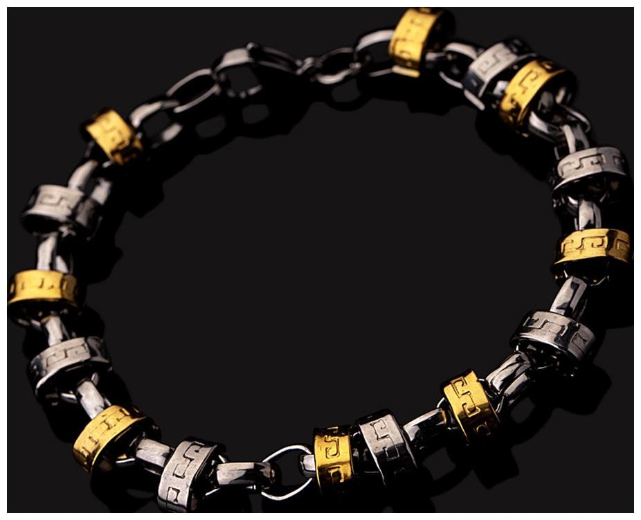 

Dare by Voylla Royal Bands Men s Link Bracelet
