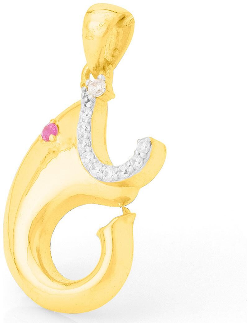 

Dare by Voylla CZ Embellished Ganesha Pendant Inspired By Spiritual Saga
