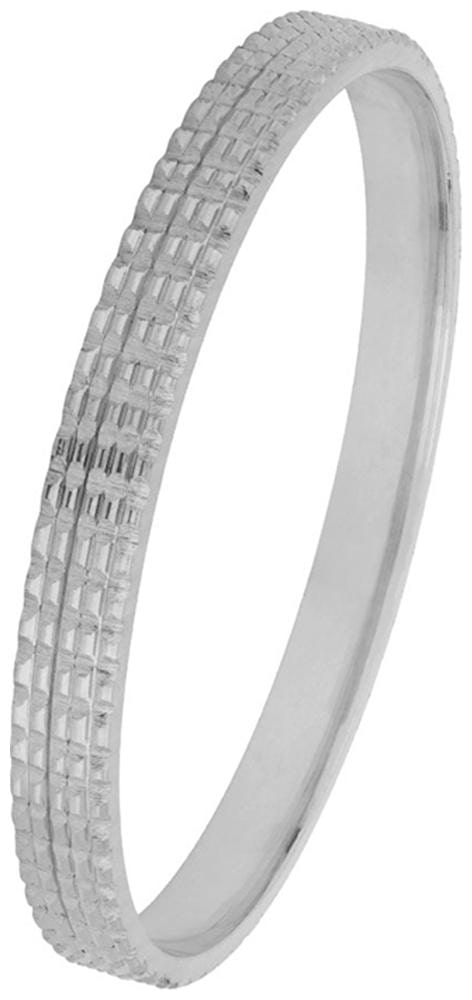 

Dare By Voylla Silver Plated Designer Spunk Kada For Men