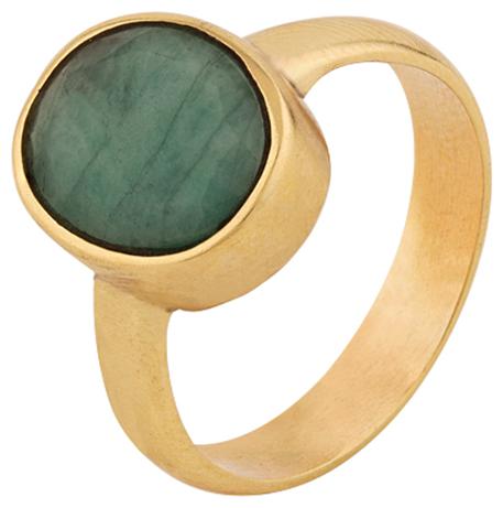 

Dare by Voylla Emerald (Panna) 5 25 Ratti Ashtadhatu Rashi Ratna Ring with original Lab Test Certificate