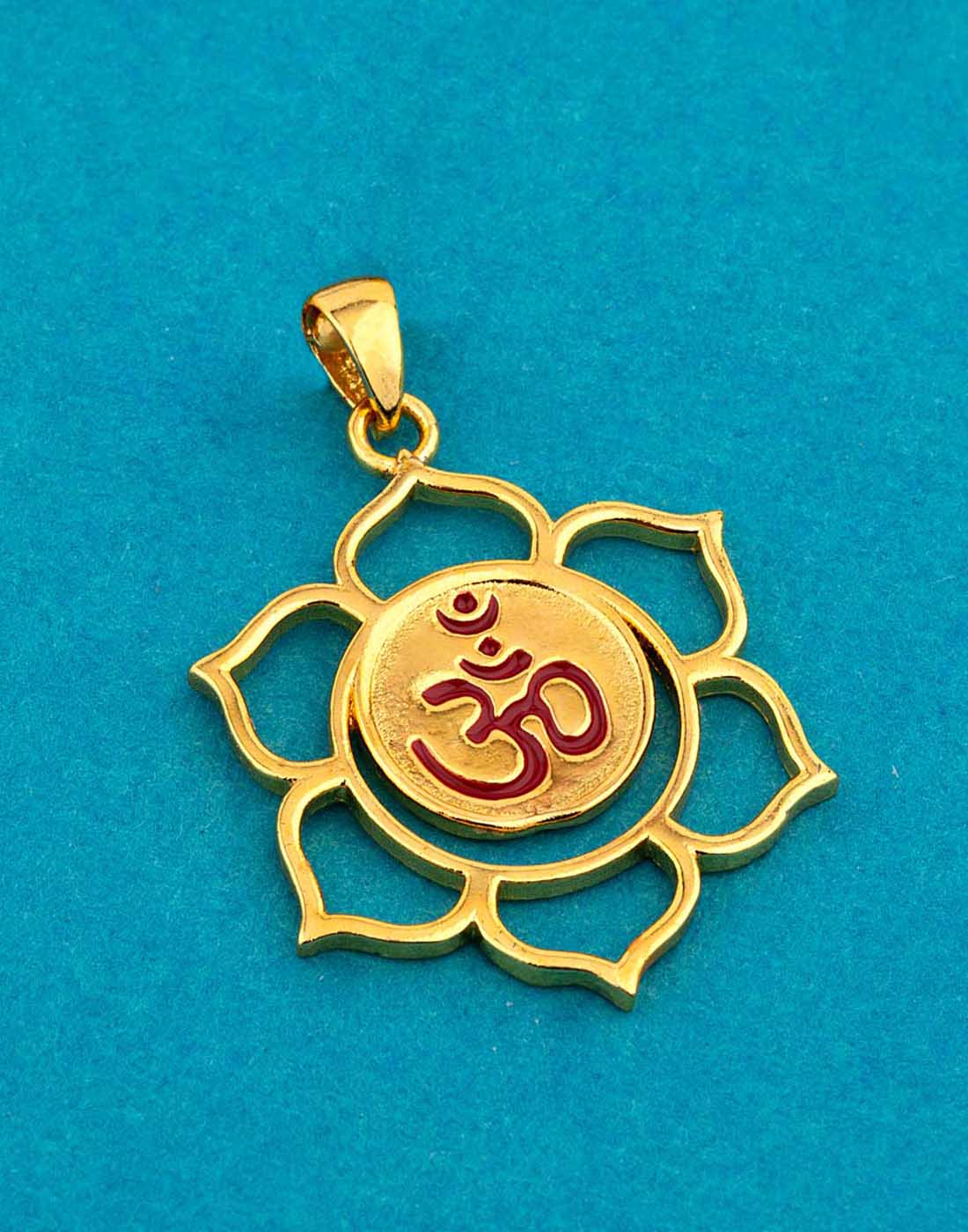 

Dare by Voylla Spiritual Saga Floral OM Pendant