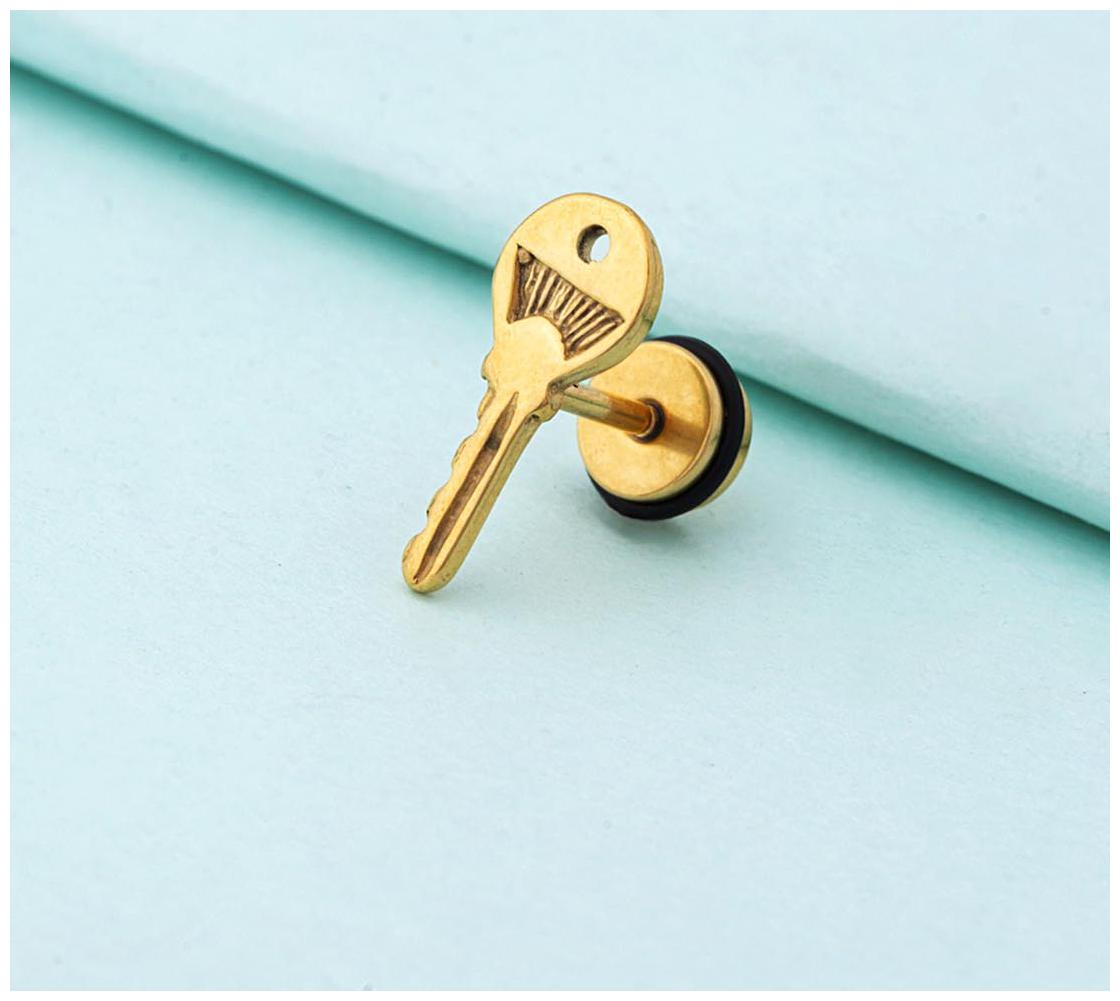 

Dare by Voylla Royal Stud Key Earring