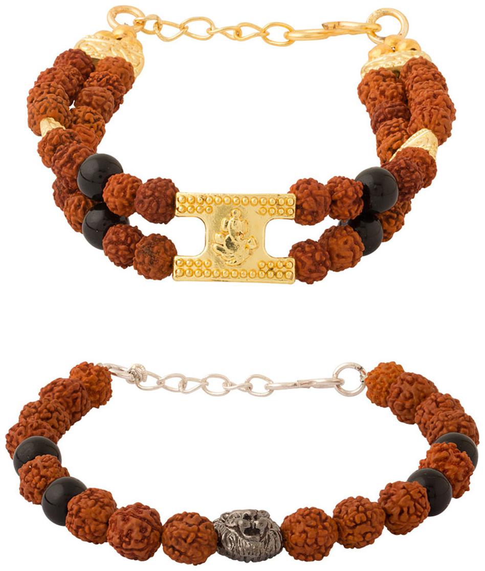

Dare by Voylla Designer Rudraksha Bracelets Combo