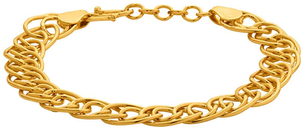 

Dare By Voylla Linking Laureate Gold Plated Link Bracelet for Men