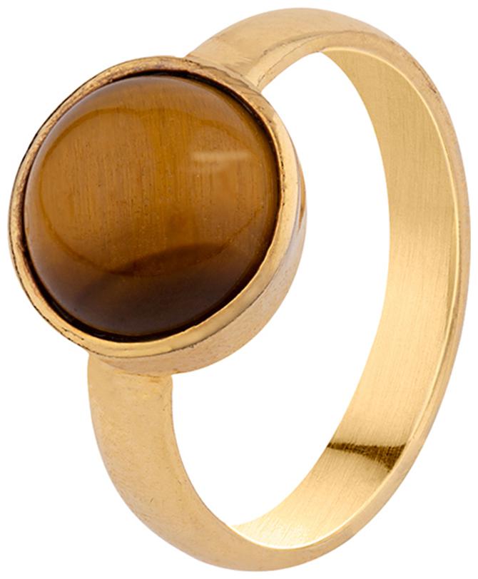 

Dare By Voylla Tiger s Eye Round Cut Stone Ring For Men