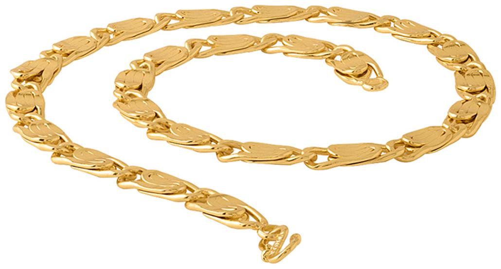 

Dare By Voylla Linking Laureate Brass Chain in Gold Plating For Men