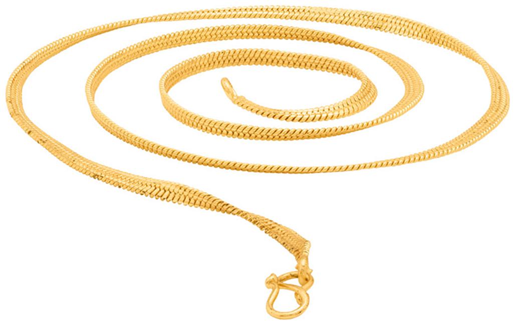 

Dare By Voylla Slim Snake Chain from Golden Links For Men