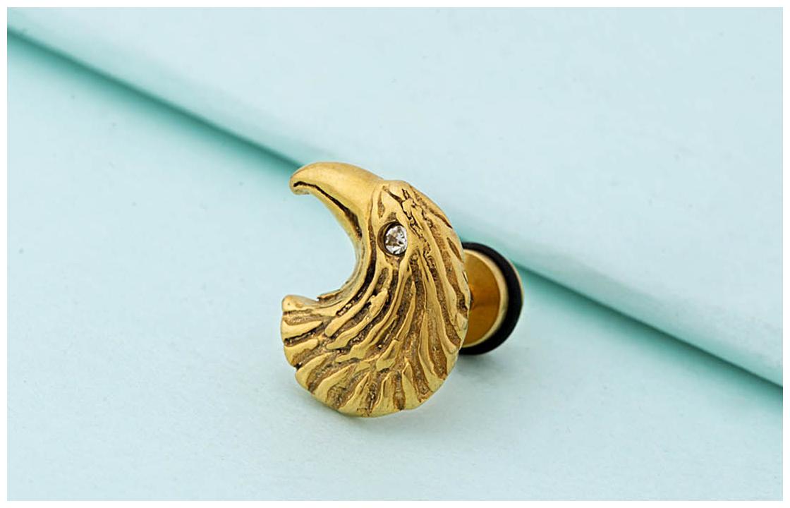 

Dare by Voylla Royal Stud Eagle Head Earring
