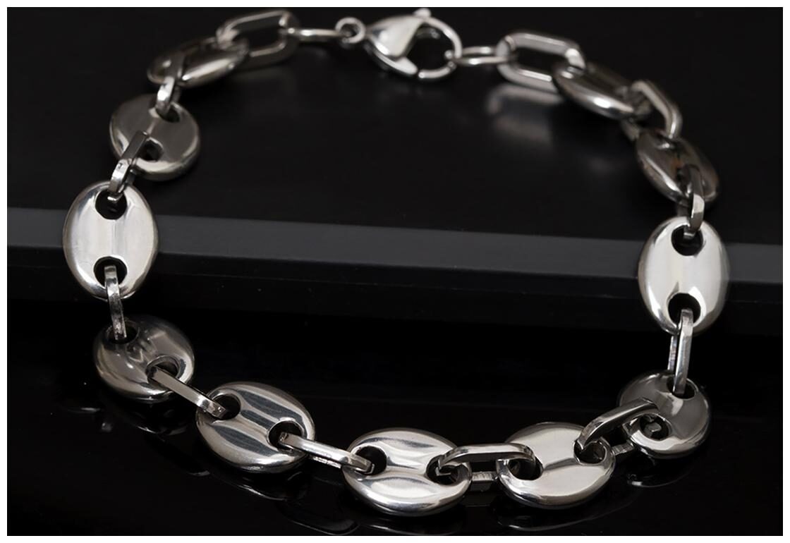 

Dare by Voylla Silver Plated Link Bracelet for Men