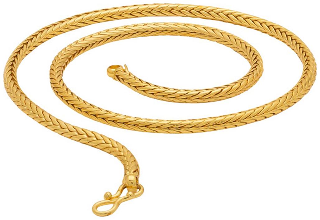 

Dare by Voylla Golden Snake Chain For Men