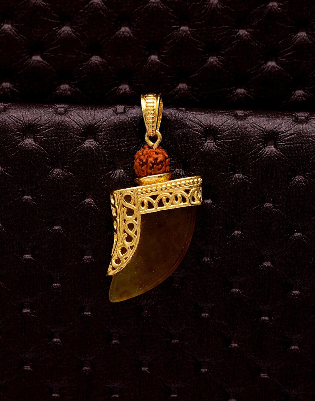 

Dare by Voylla Lion Nails Gold Plated Lion Claw Pendant