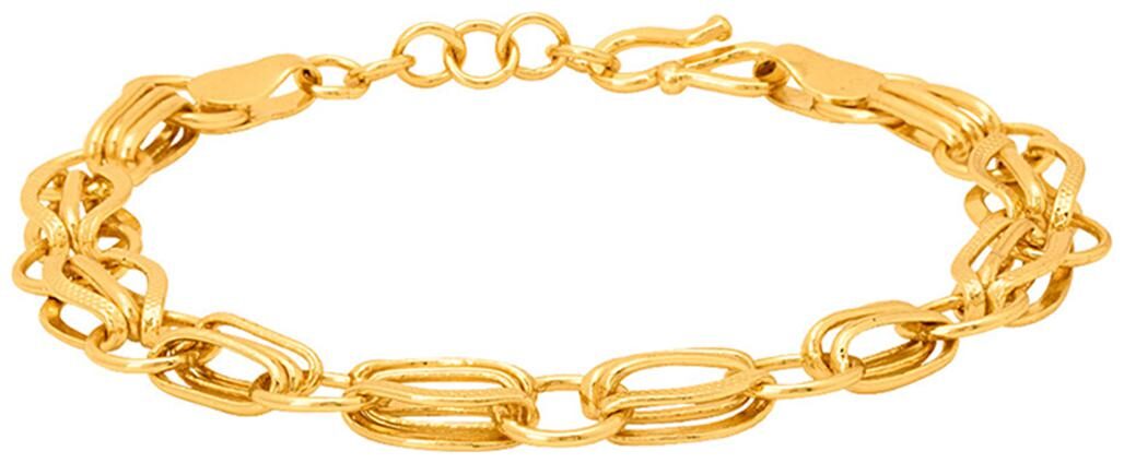

Dare By Voylla Gold Plated Bracelet by Linking Laureate For Men