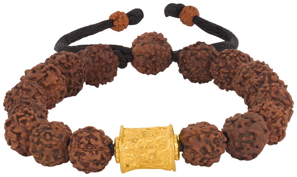 

Dare By Voylla Knot Closure Mahadev Bracelet with a Golden Accessory