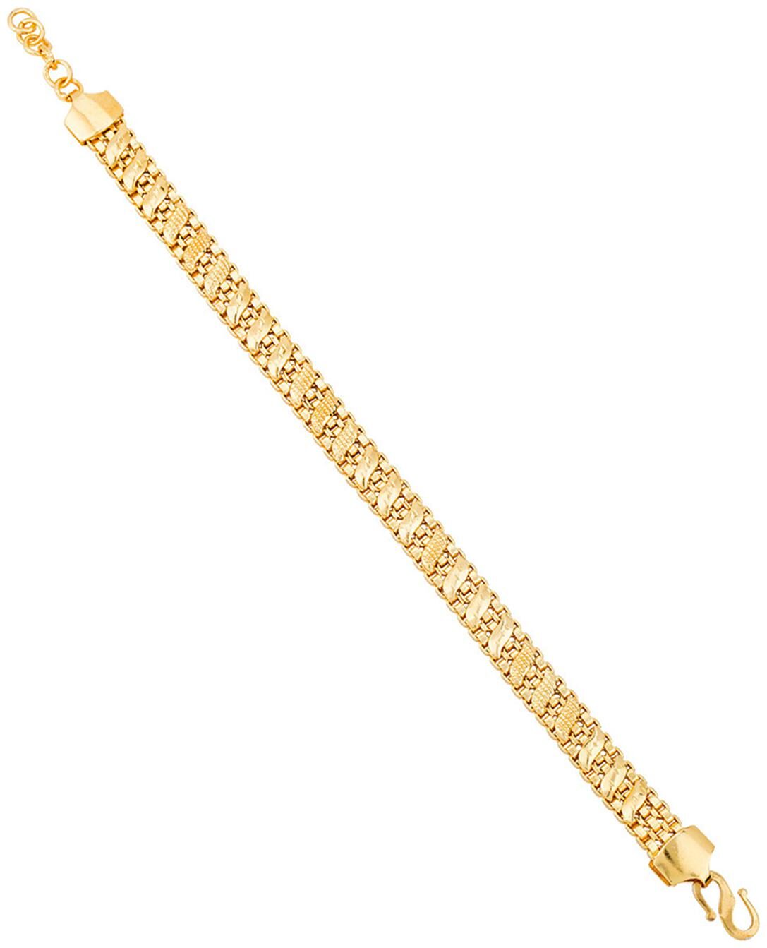 

Dare By Voylla Handmade Rope Link Gold Plated Bracelet For Men
