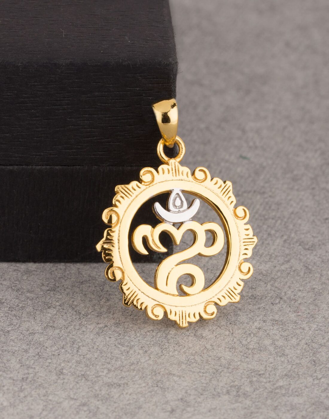 

Dare by Voylla Designer OM Pendant Inspired by Spiritual Saga