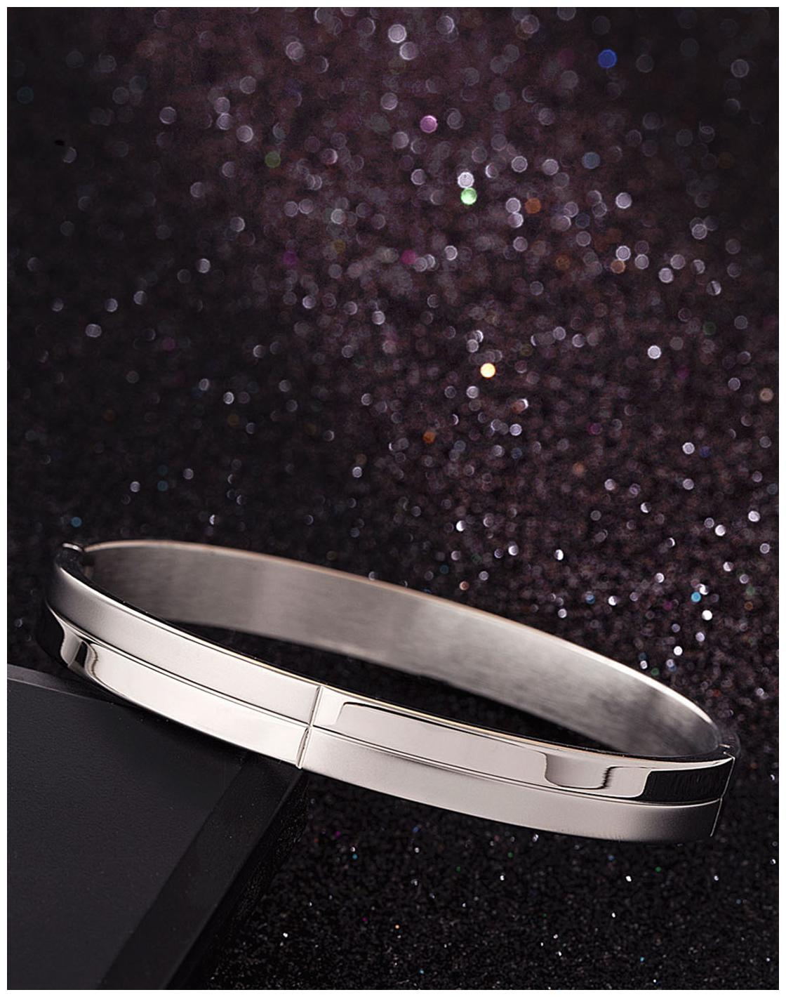 

Dare by Voylla Royal Steel Kada Style Bracelet