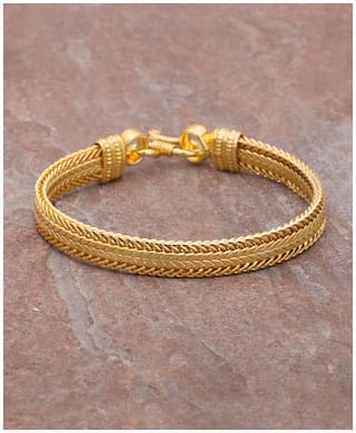 Dare by Voylla Men's Bracelet with Yellow Gold Plating