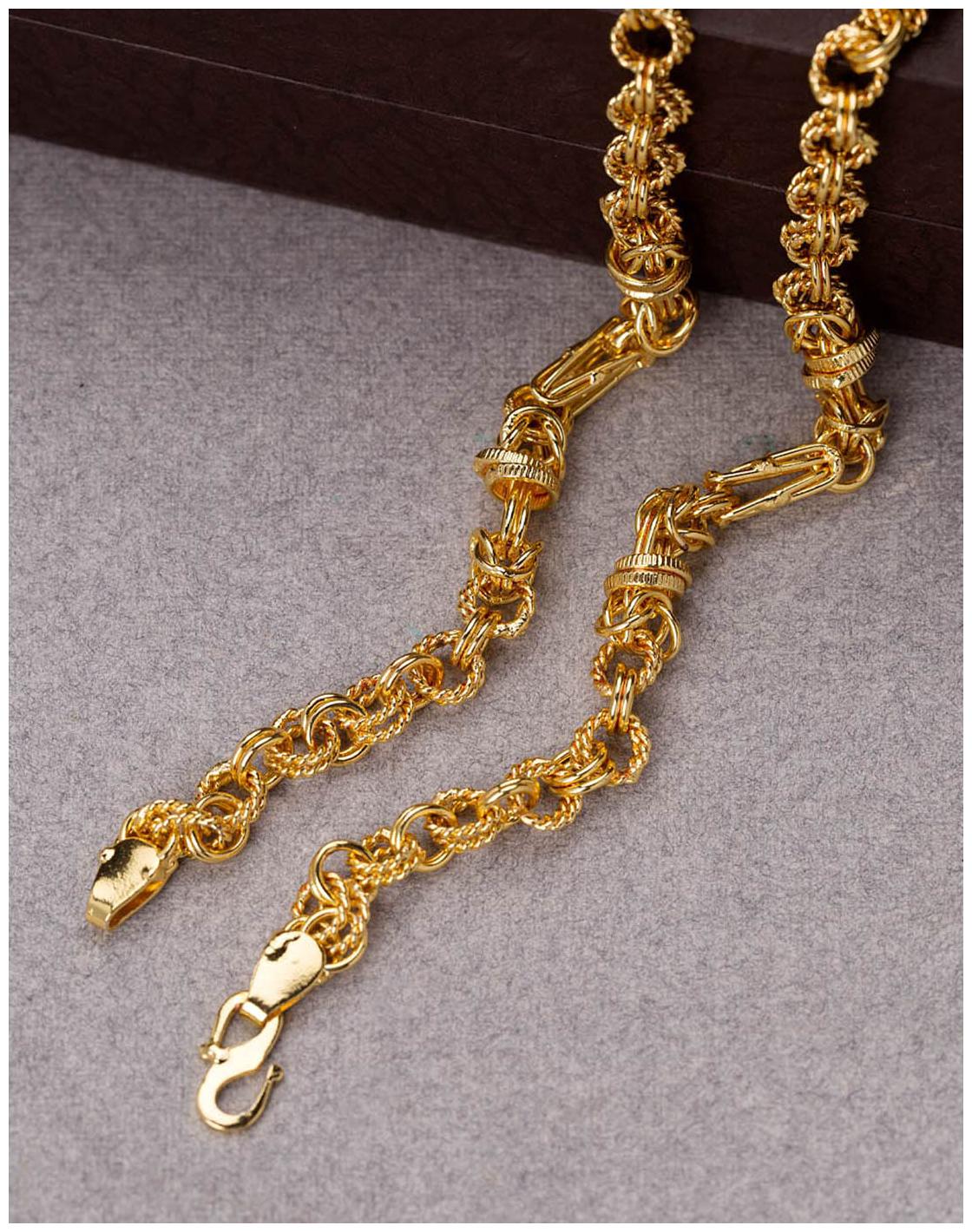 

Dare by Voylla Handmade Dual Texture Link Chain