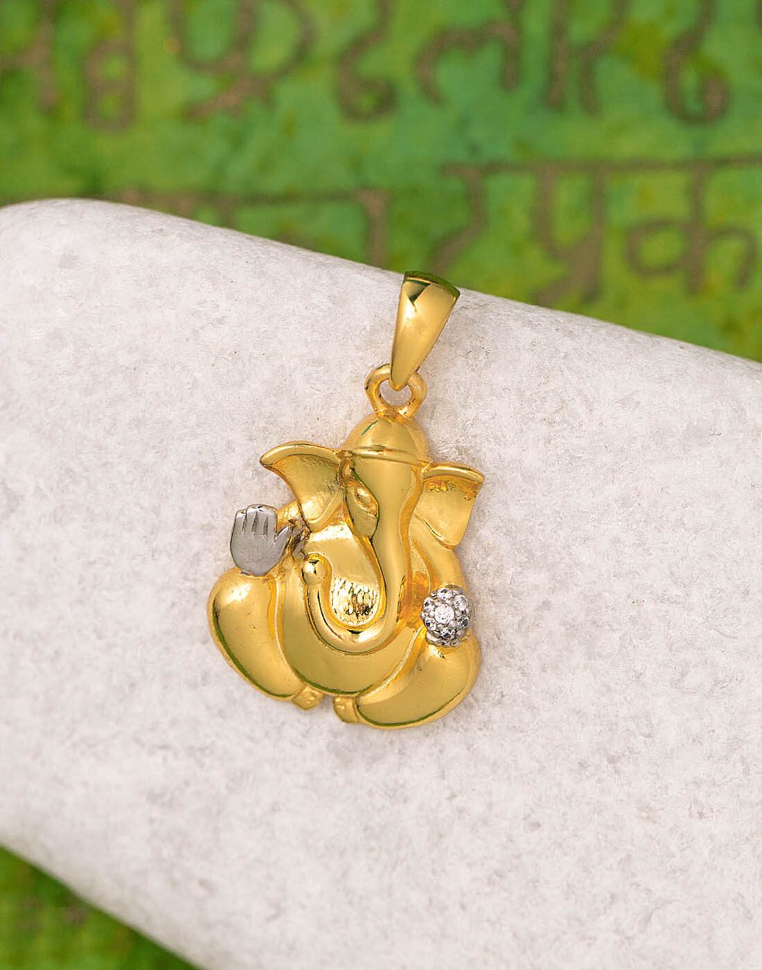 

Dare by Voylla Spiritual Saga Vinayak Pendant with Dual Tone