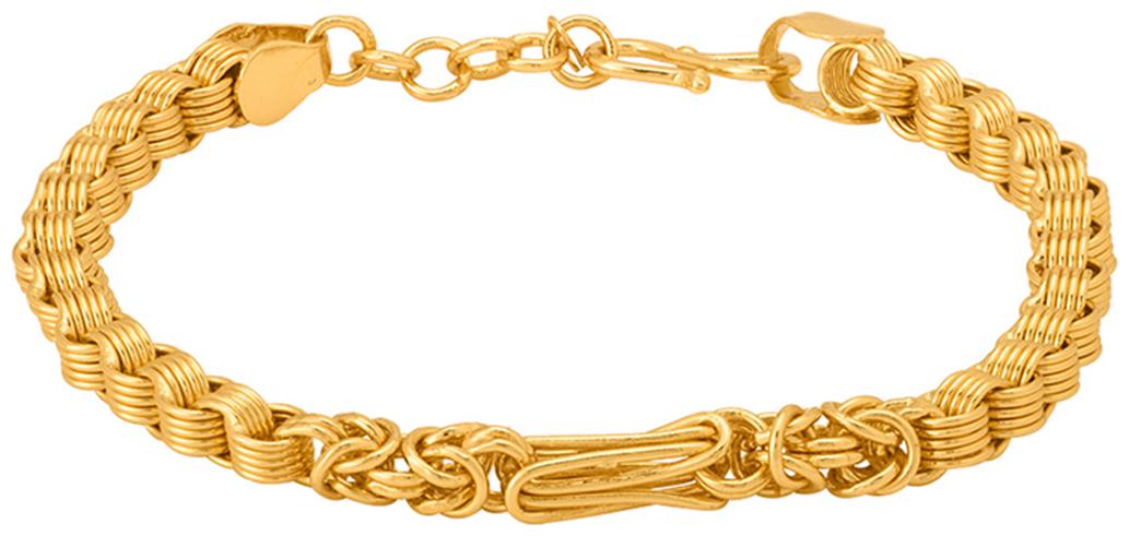 

Dare By Voylla Linking Laureate Gold Plated Mena TMs Bracelet