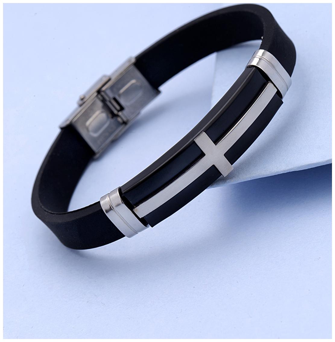 

Dare by Voylla Royal Bands Long Cross Bracelet