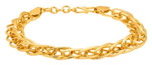 

Dare By Voylla Linking Laureate Gold Plated Link Bracelet