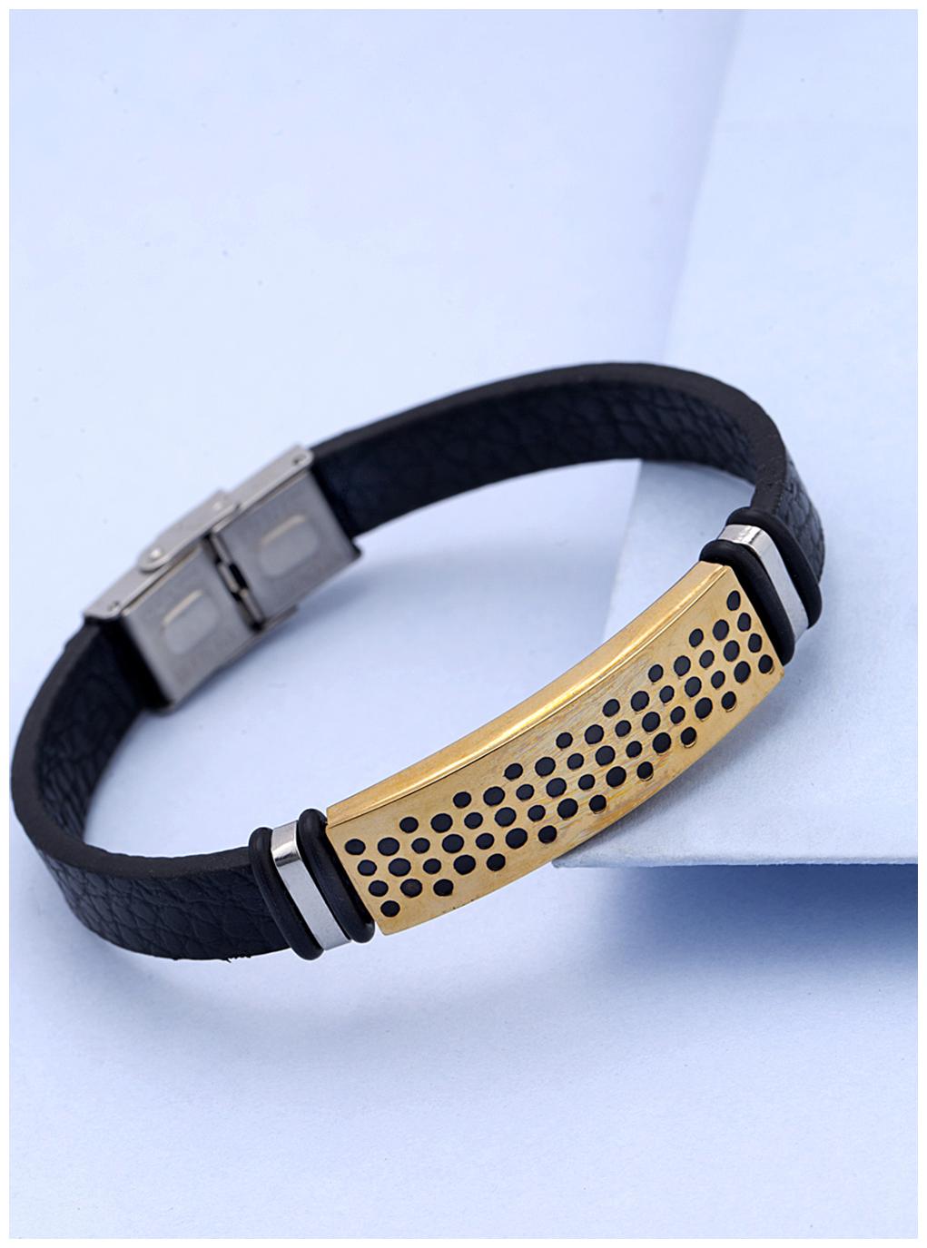 

Dare by Voylla Royal Bands Pierced Surface Bracelet