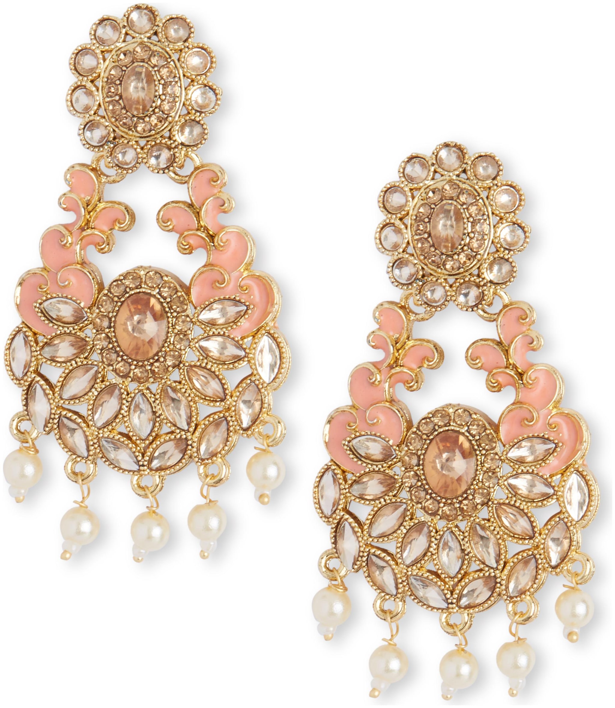 

DC Stylish Gold Plated Latest Design Pearl Meenakari Earring for Women and Girls AGP-ER-7031-56