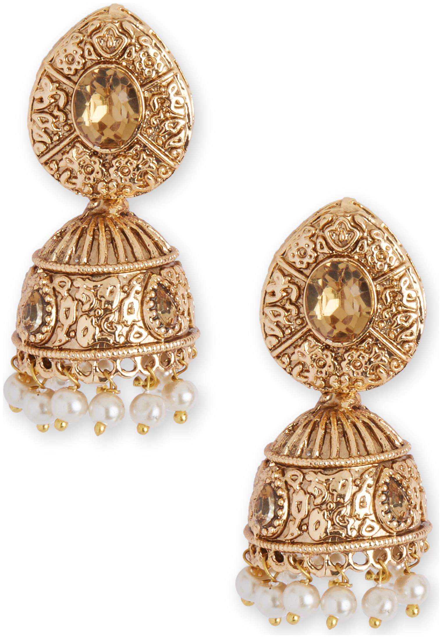 

DC Stylish Latest Design Pearl Jhumki Earring for Women and Girls AG-ER-6118