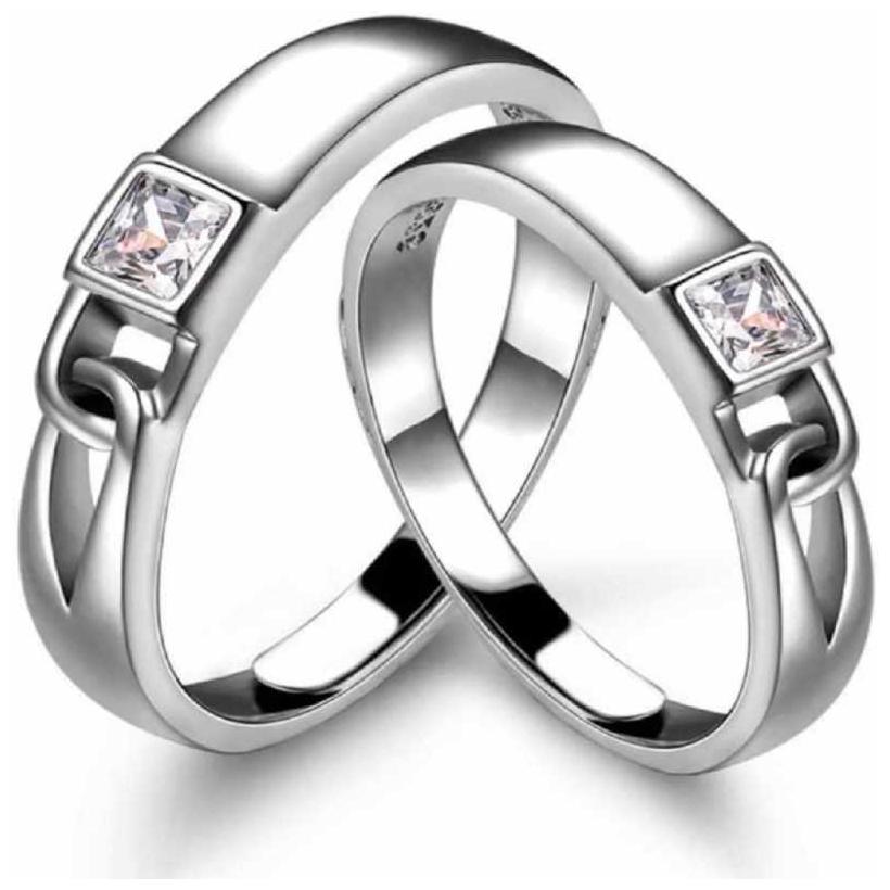

Djewels Stylist Elegant Adjustable Couple Ring For Women Men