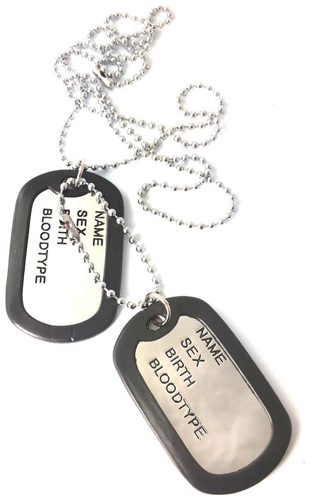 

Dock Tag Black Bounded