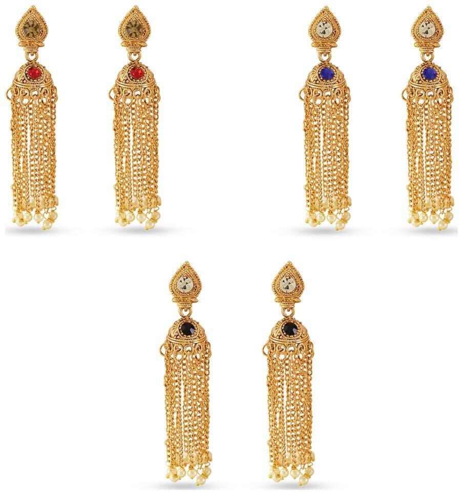 

Dolly Jewels Combo Earring Set For Girl Women