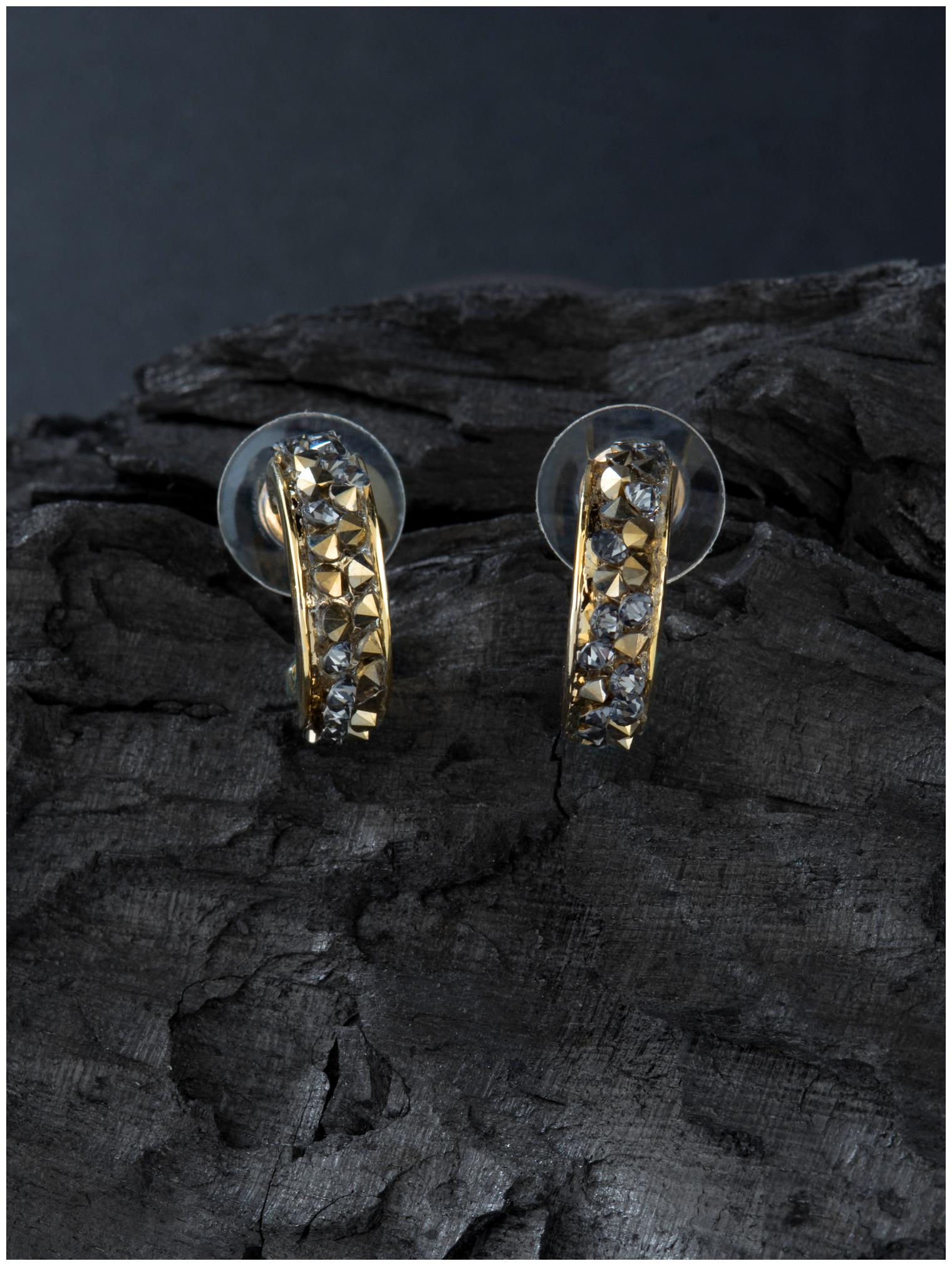 

E2O Antique Beads Multi Alloy Hoop Earrings For Women