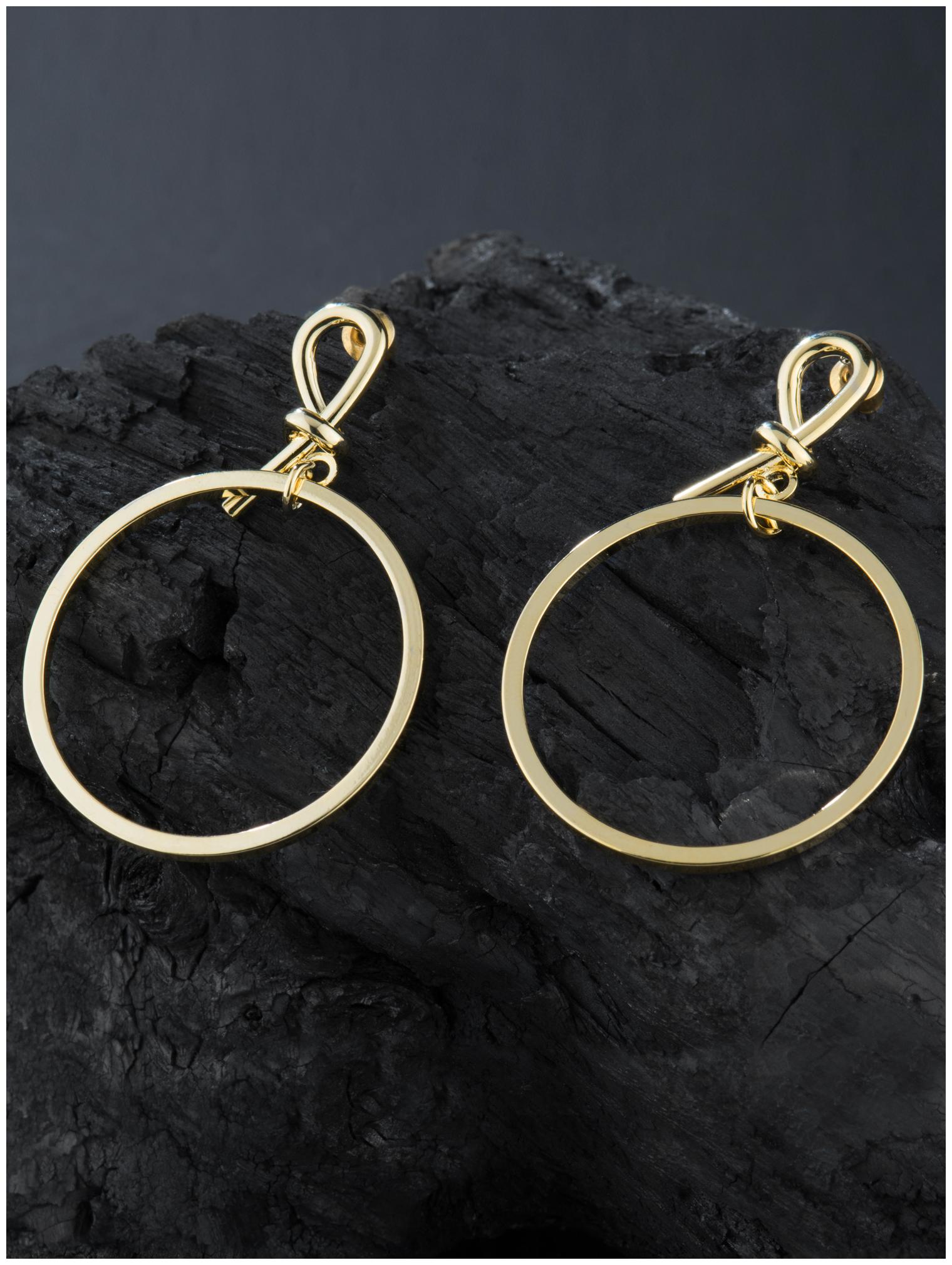 

E2O Antique Beads Gold Alloy Drop Earrings For Women