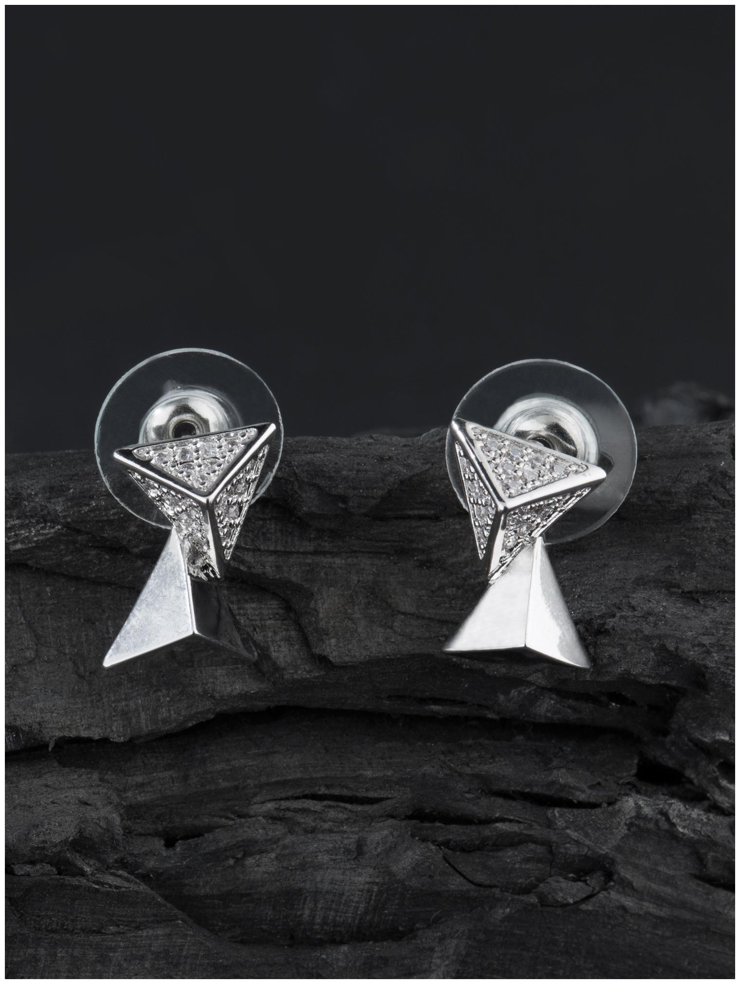 

E2O Antique Beads Silver Alloy Stud Earrings For Women