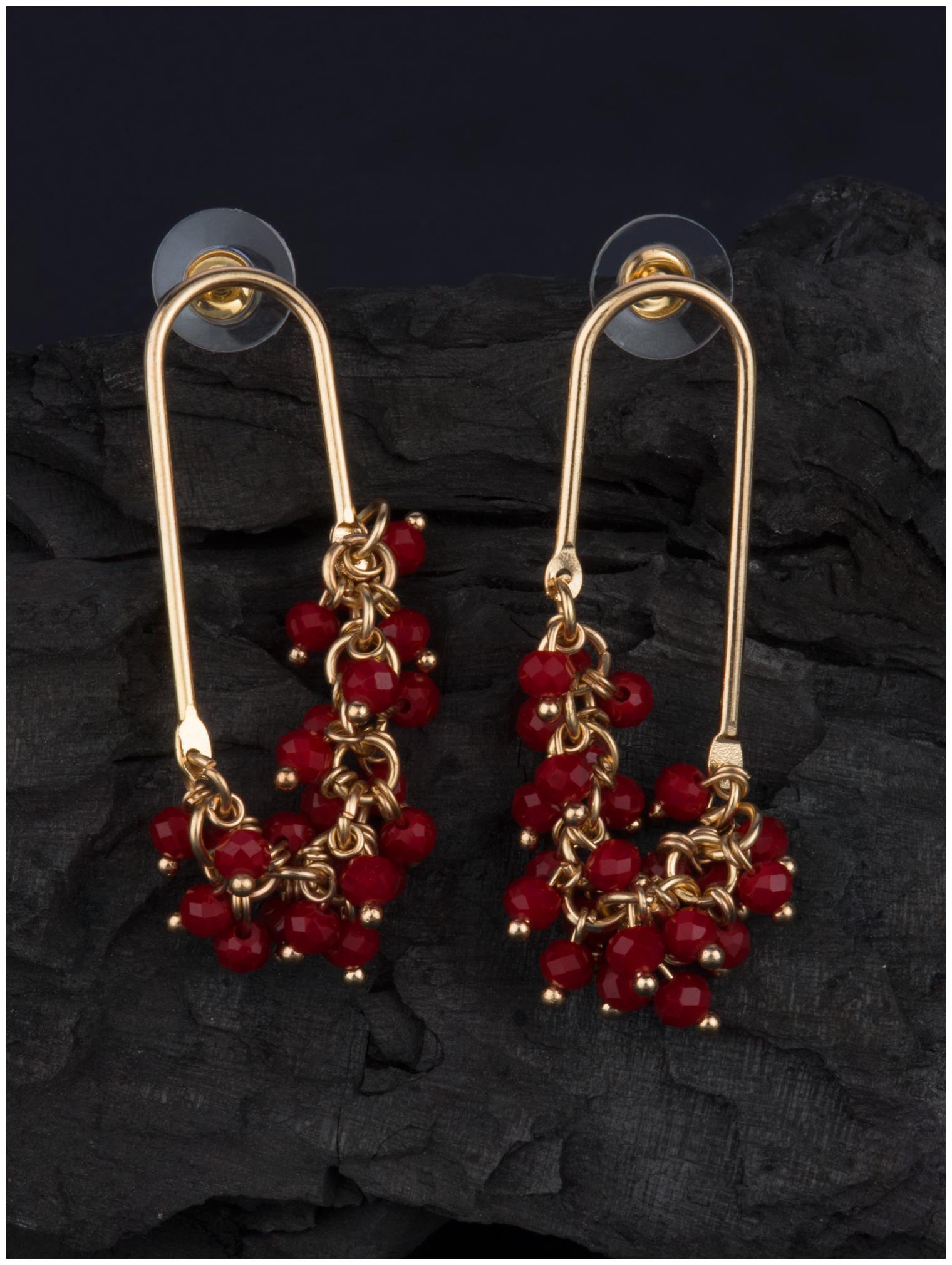 

E2O Classic Maroon Metal Drop For Women