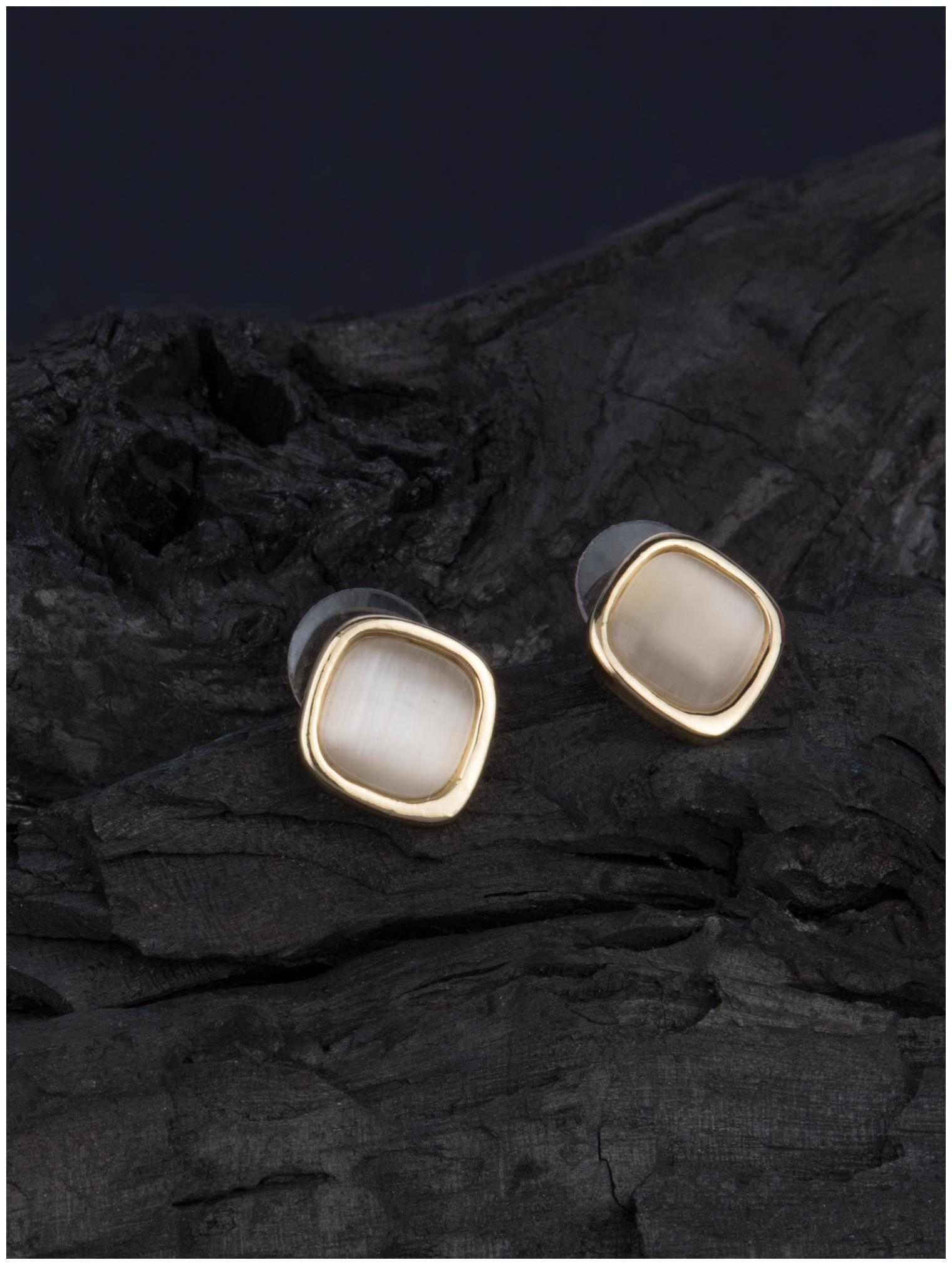 

E2O Modish Opal Stone White Metal Stud For Women