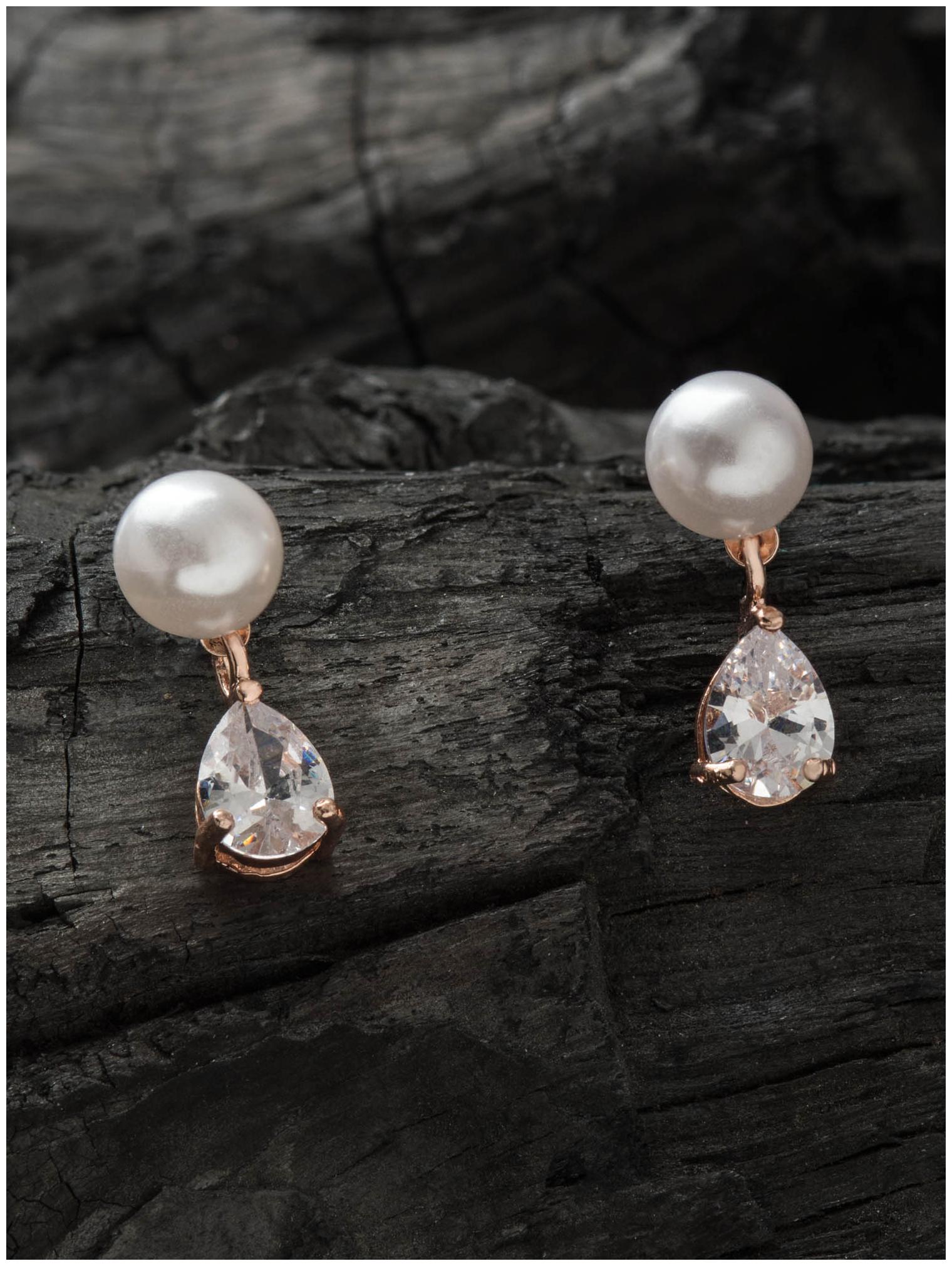

E2O White Drop Earring Earrings For Women