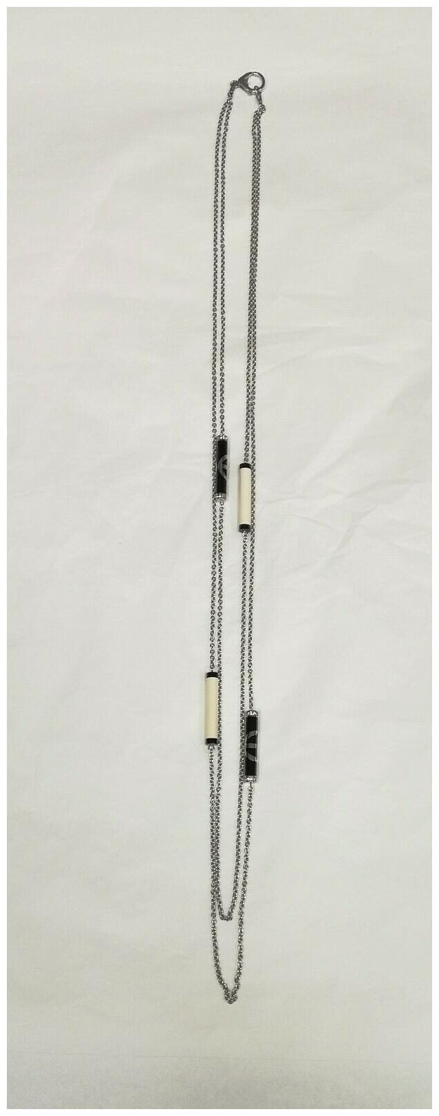 

Emporio Armani EGS1235 040 Mne s Carbon Stripe Stainless Steel Necklace
