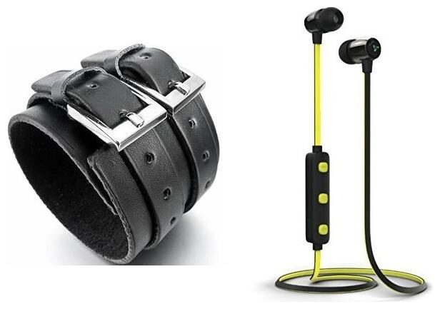 

EMRAAN BRACELET WITH FREE H-15 Y BLUETOOTH WIRELESS EARPHONE WITH MIC