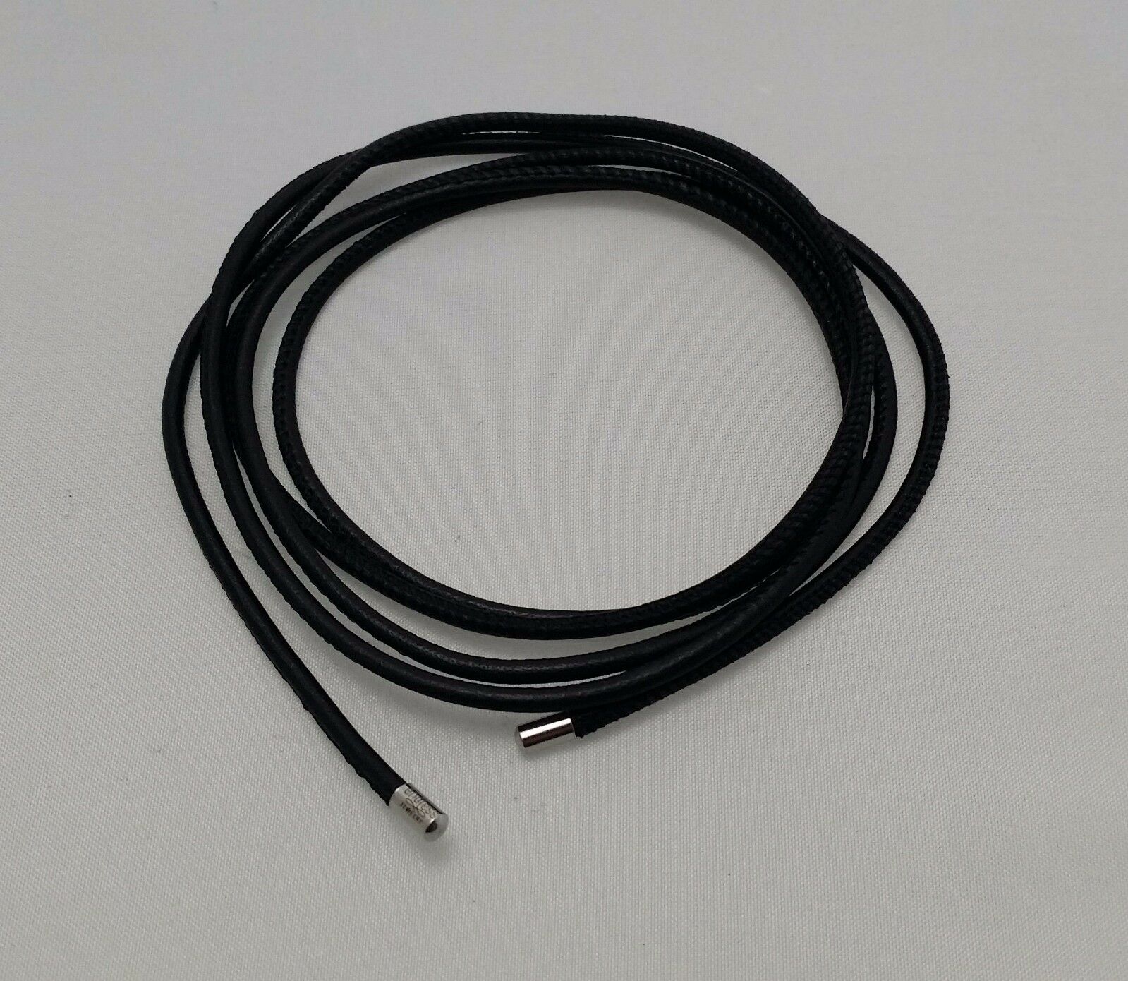 

ENDLESS Necklace Bracelet 47 120cm Long Black Leather 13101